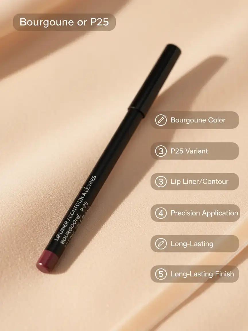 Vino Tinto Lipliner  or P-25 MielMorena Cosmetic Pencil lip liners