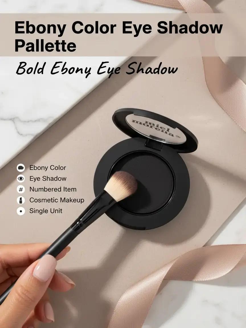 Ebony or 55 mielmorena eyeshadows