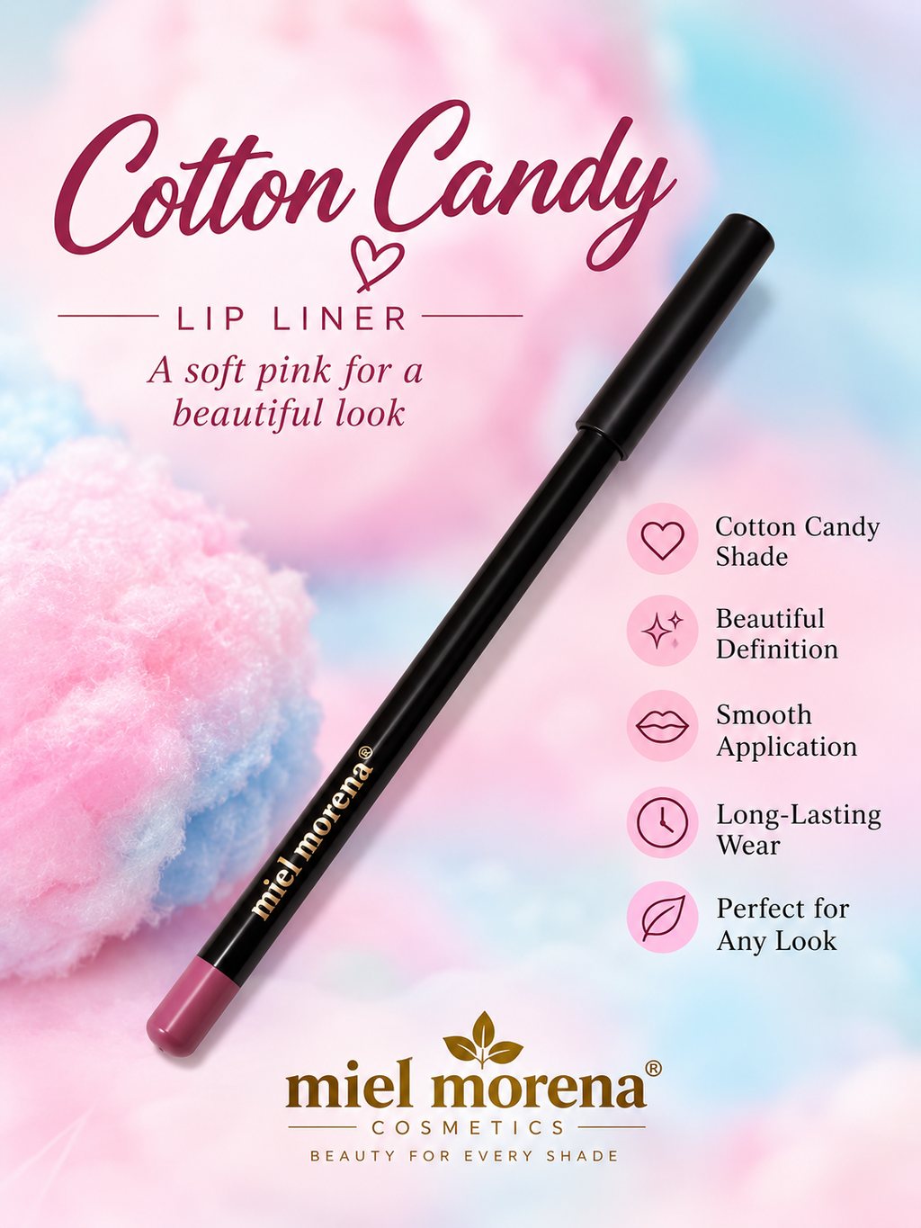 Cotton Candy Lipliner or P-59 Miel Morena Lip Liner Pencil&nbsp;