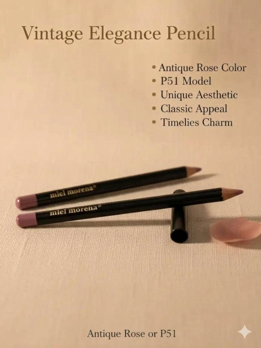 Antique Rose or p-51 Miel Morena pencil lip liners