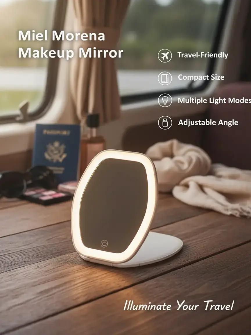Travel Make Up Mirror Miel Morena